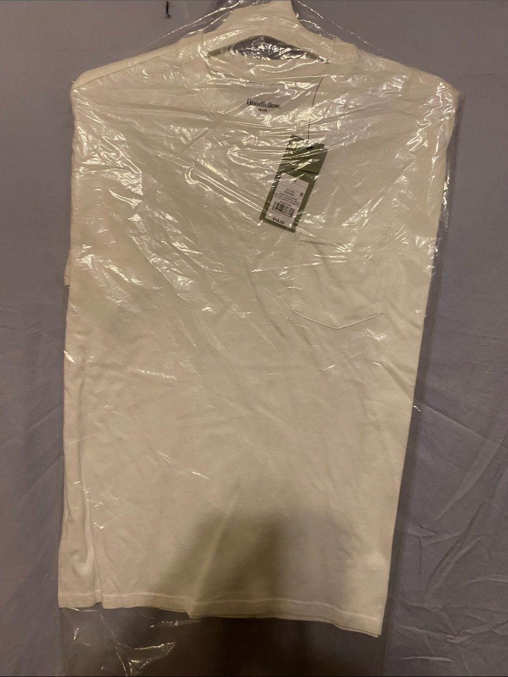 Goodfellow & Co White Short Sleeve Pocket Tee